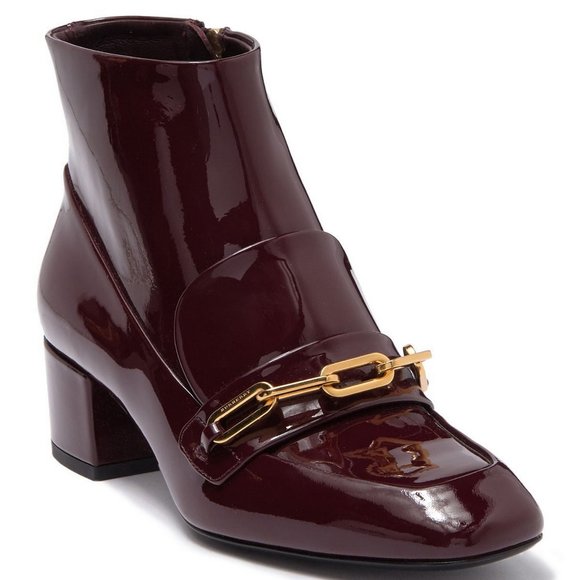 NEW Burberry Patent Leather Booties - Picture 2 of 12
